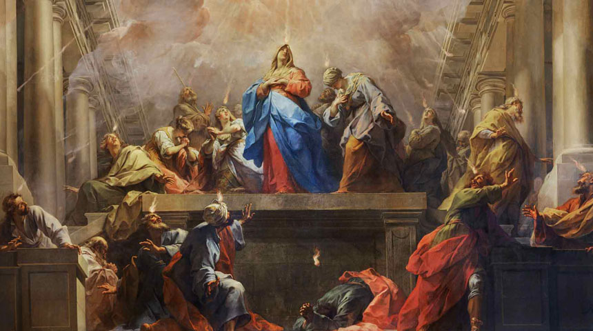 May 23, 2021, Pentecost Sunday, Holy Rosary (Glorious Mysteries) | Comment: Gift of Faith and Hope