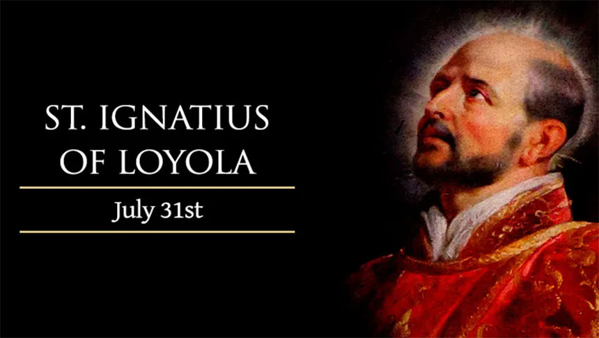 July 31, 2022, Feast of St. Ignatius Loyola, Holy Rosary (Glorious Mysteries)
