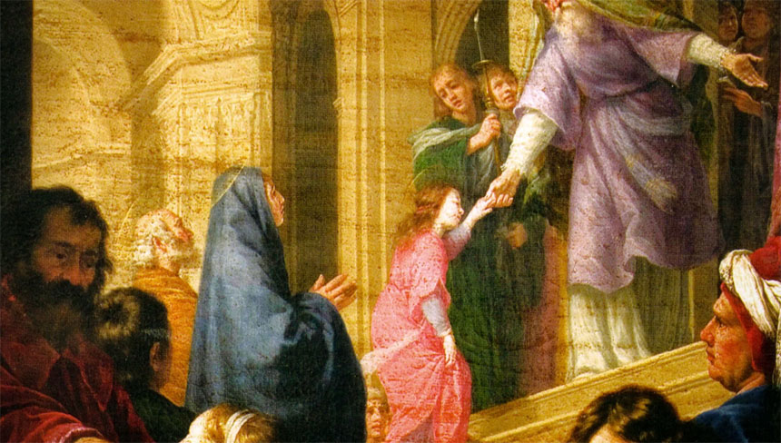 November 21, 2022, Memorial of the Presentation of Mary, Holy Rosary (Joyful Mysteries)