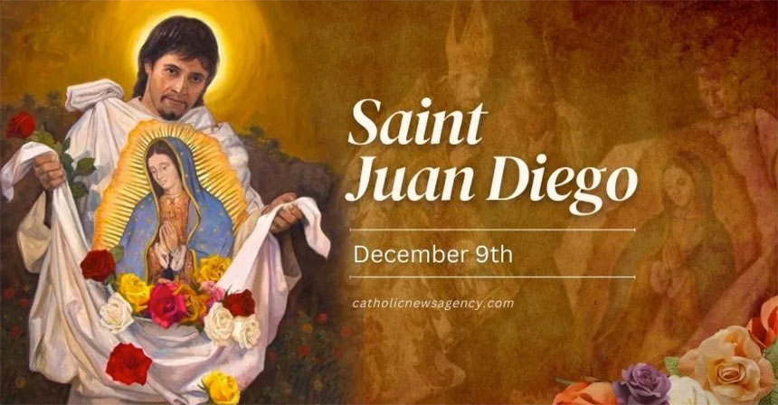 December 9, 2022, Memorial of St. Juan Diego, Holy Rosary (Sorrowful Mysteries)