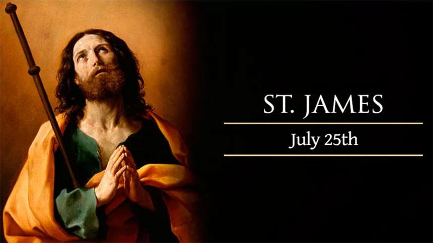 July 25, 2024, Feast of St. James Apostle, Holy Rosary (Luminous Mysteries)