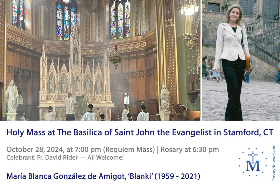 October 28, 2024, Third Anniversary: Holy Mass at The Basilica of St. John the Evangelist: