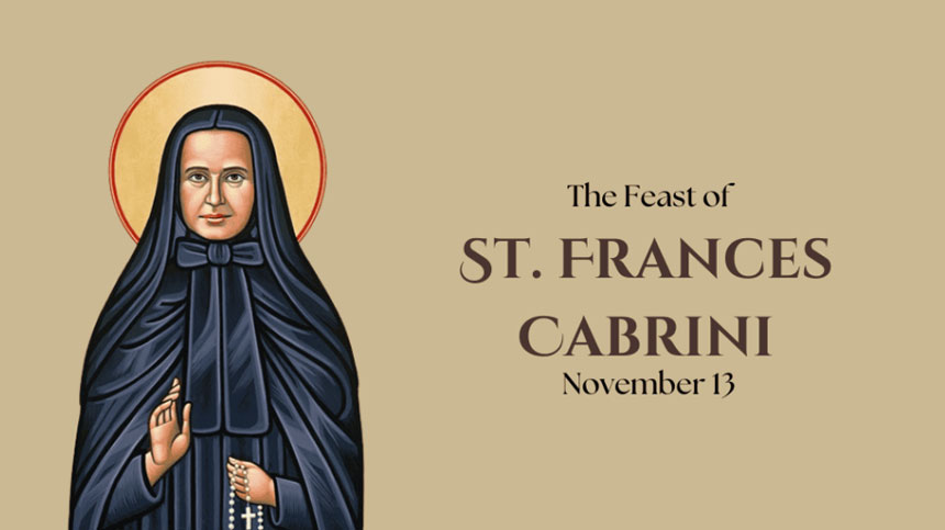 November 13, 2024, Feast of St. Frances Xavier Cabrini, Holy Rosary (Sorrowful Mysteries)