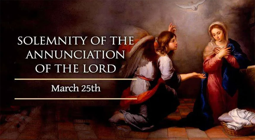 March 25, 2026, Solemnity of the Annunciation of the Lord, Holy Rosary (Glorious Mysteries) | Sixth Anniversary of the Rosary Network