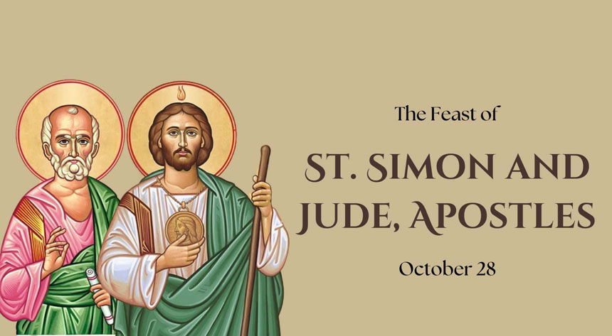 October 28, 2026, Feast of Saints Simon and Jude, Apostles, Holy Rosary (Glorious Mysteries)
